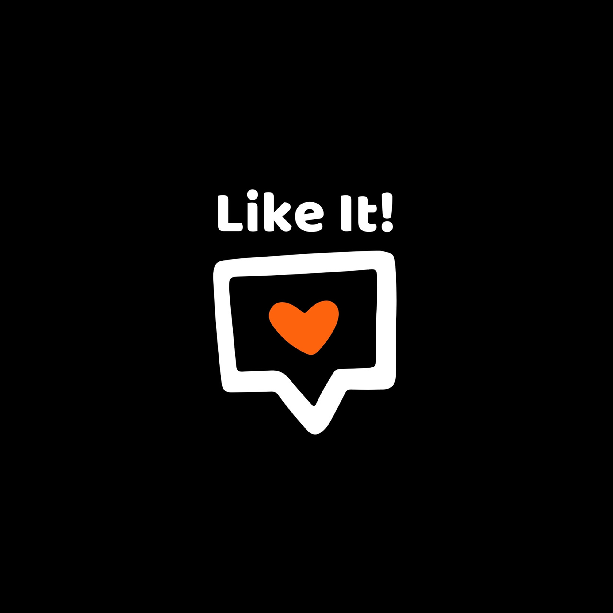 Men Soft Pure Cotton Black Round Neck Half Sleeve Like It PrintedT-shirt